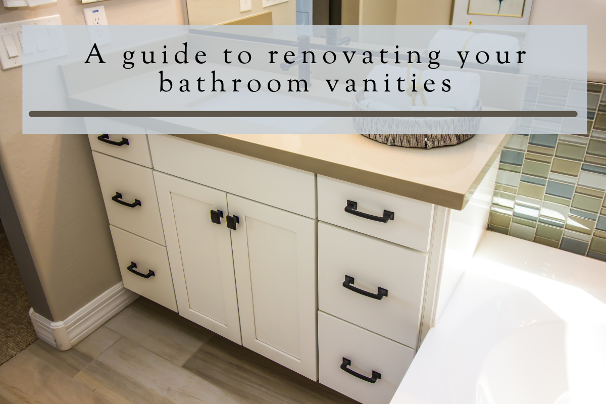 A guide to renovating your bathroom vanities